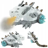 Figurki dla dzieci - Mechaniczny Dinozaur Świeci Jeździ Zieje Parą - miniaturka - grafika 1