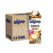 Napoje roślinne - Alpro Barista Napój migdałowy Zgrzewka 8 x 750 ml - miniaturka - grafika 1