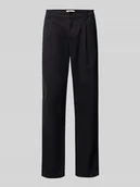 Spodnie męskie - Spodnie o kroju tapered fit z zakładkami w pasie model ‘ADHANN’ - miniaturka - grafika 1