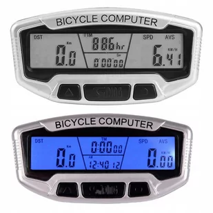 Licznik Rowerowy Wodoodporny Lcd 28 Funkcji Rower - Liczniki rowerowe - miniaturka - grafika 1