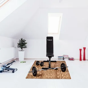 ŻÓŁTA MATA POD SPRZĘT DO ĆWICZENIA SIŁOWNI - Maty do ćwiczeń - miniaturka - grafika 7