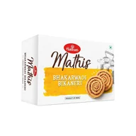 Desery dla dzieci - Indyjska przekąska Mathis Bhakarwadi Bikaneri Haldiram's 200g - miniaturka - grafika 1