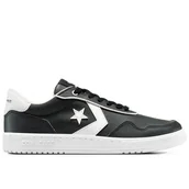 Trampki męskie - Buty męskie Converse Court Lifestyle A13317C - czarne - miniaturka - grafika 1