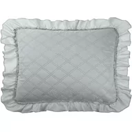 Poszewki na poduszki - Szara Poszewka Do Narzuty Z Falbanką 50x70 RUFFY - miniaturka - grafika 1