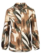 Bluzki damskie - ApartFashion APART bluzka z nadrukiem, brązowy-wielokolorowy, 40 - miniaturka - grafika 1