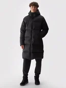 Kurtki męskie - 4F Płaszcz puchowy w kolorze czarnym - miniaturka - grafika 1