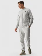 Spodnie sportowe męskie - Męskie spodnie dresowe joggery 4F 4FWMM00TTROM0943 - szare - miniaturka - grafika 1