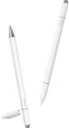 Baseus Uniwersalny, magnetyczny Rysik Smooth Writing 3 3w1 Passive Stylus Magnetic Version, biały - Akcesoria do tabletów i e-booków - miniaturka - grafika 1