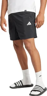 Spodenki męskie adidas Essentials Small Logo Chelsea czarne JF1117 XL - Spodnie sportowe męskie - miniaturka - grafika 1