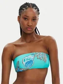 Stroje kąpielowe - Seafolly Góra od bikini La Mer 31448-214 Turkusowy - miniaturka - grafika 1