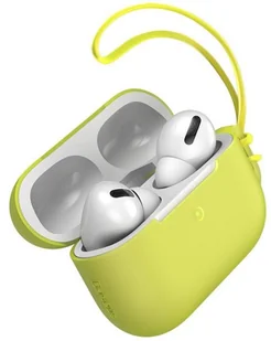 Apple Baseus Baseus Let''s go | Silikonowa obudowa etui case do Air Pods | żółty WIAPPOD-D0Y - Akcesoria do słuchawek - miniaturka - grafika 1