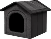 Budy dla psów - Hobbydog R5 BUDA INARII GRAFIT Z CZARNYM - miniaturka - grafika 1