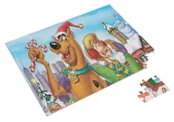 Puzzle - Puzzle Świąteczny Scooby Doo Święta + Imię pudełko A3 252 el. - miniaturka - grafika 1