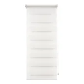 Rolety - Roleta dzień/noc Adele 43 x 140 cm biała - miniaturka - grafika 1