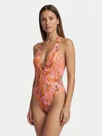 Stroje kąpielowe - Guess Strój kąpielowy E6GJ39 MC04R Różowy - miniaturka - grafika 1