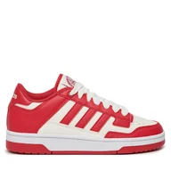 Sneakersy damskie - Sneakersy adidas Rapid Court Low JR0164 Czerwony - miniaturka - grafika 1