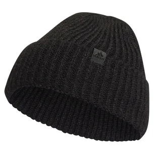 Czapka adidas Cuff Beanie HM9906 czarny OSFM - Czapki damskie - miniaturka - grafika 1