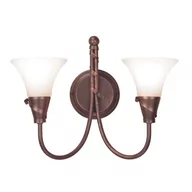 Lampy ścienne - Elstead Lighting Emily 2Lt Wall Light Copper EM2 COPPER Elstead kinkiet stylowy EM2 COPPER ) - miniaturka - grafika 1