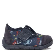 Buty dla chłopców - Kapcie Froddo Classic Slippers G1700398 M Niebieski - miniaturka - grafika 1