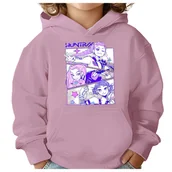 Bluzy dla dziewczynek - BLUZA DZIECIĘCA K-POPOWE ŁOWCZYNIE DEMONÓW HUNTRIX 104 Z KAPTUREM - miniaturka - grafika 1