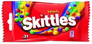 Skittles SKITTLES FRUITS 31 SZTUK zakupy dla domu i biura! 54721436 - Cukierki - miniaturka - grafika 1