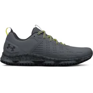Buty trekkingowe męskie - Męskie buty trekkingowe Under Armour UA Micro G Strikefast - szare - UNDER ARMOUR - miniaturka - grafika 1
