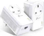 Adaptery i przejściówki - Adapter powerline TP-Link AV1000 Gigabit Passthrough Powerline Starter Kit TL-PA7017PKIT - miniaturka - grafika 1
