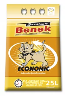 Benek Super Economic 25 l 5905397017646 - Żwirek dla kotów - miniaturka - grafika 1