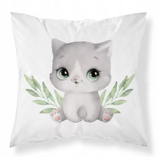 POSZEWKA bawełniana KOT 40x40 cm KOTY - Poszewki na poduszki - miniaturka - grafika 1