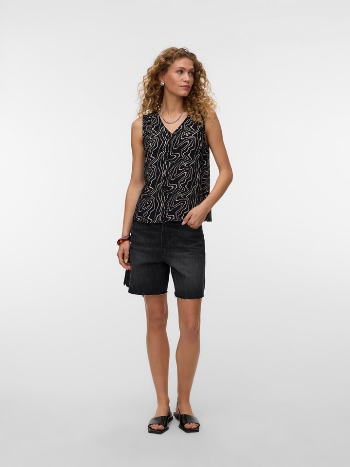 Vero Moda Bluzka w kolorze czarnym