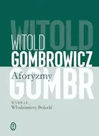 Aforyzmy i sentencje - Aforyzmy - Witold Gombrowicz - miniaturka - grafika 1