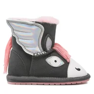 Buty dla dziewczynek - Śniegowce EMU Australia Pegasus Walker B12759 Szary - miniaturka - grafika 1