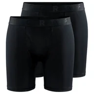 Majtki męskie - Męskie bokserki Craft Core Dry 6" 2-pack Rozmiar: XXL / Kolor: czarny - miniaturka - grafika 1