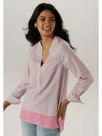 Bluzki damskie - Aniston Bluzka w kolorze miętowo-jasnoróżowym - miniaturka - grafika 1