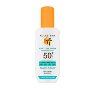 KOLASTYNA SUN Emulsja ochronna SPF 50+ Skóra Wrażliwa 150 ml - Balsamy i kremy do opalania - miniaturka - grafika 1