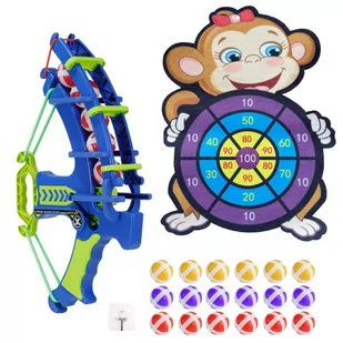 Zestaw Proca z rzutkami na rzep + tarcza - Zabawki i gry sportowe - miniaturka - grafika 1