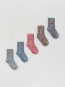 Skarpetki dla dzieci - Reserved - Skarpetki 5 pack - czarny - miniaturka - grafika 1