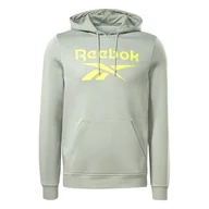 Bluzy męskie - Męska Bluza REEBOK RI FLC BIG LOGO HOOD H54807 – Szary - miniaturka - grafika 1