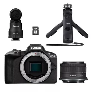 CANON EOS R50 czarny + RF-S 18-45mm IS STM + Creator Kit - Aparaty Cyfrowe - miniaturka - grafika 1