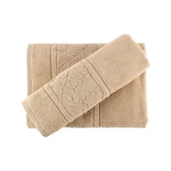 Ręczniki - Zestaw beżowych bawełnianych ręczników Foutastic Beige - miniaturka - grafika 1
