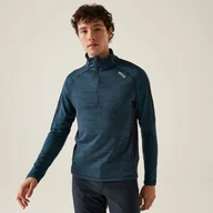 Bluzy męskie - Regatta Męska Bluza Szybkoschnąca z Suwakiem Hepley Niebieski, Rozmiar: S - miniaturka - grafika 1