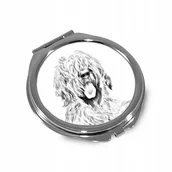 Lusterka do makijażu - Owczarek francuski Briard Lusterko kieszonkowe - miniaturka - grafika 1