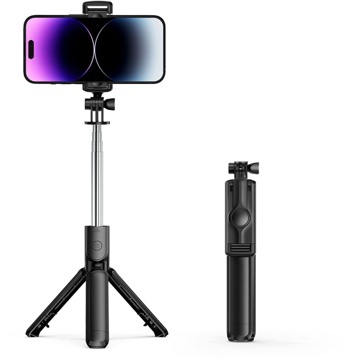 Selfie stick Orico SPV68 mini tripod Bluetooth obrót 360 stopni 68 cm - czarny ORICO-SPV68-BK-BP