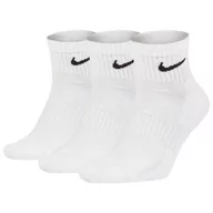 Skarpetki damskie - Nike, Skarpety sportowe, 3-pack, Everyday Cushion Ankle SX7667 100, biały, rozmiar 38/42 - miniaturka - grafika 1
