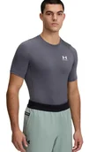 Koszulki męskie - Koszulka męska UNDER ARMOUR szara HeatGear® - miniaturka - grafika 1
