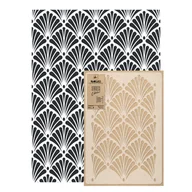 Szablony malarskie - Nakleo szablon malarski wielokrotny powtarzalny // ART DECO PALM SZA-REP-067 - miniaturka - grafika 1