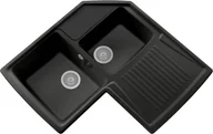 Zlewozmywaki - Zlew PLADOS HARMONY CZARNY MAT (black mat 70) (HRA83270) - miniaturka - grafika 1