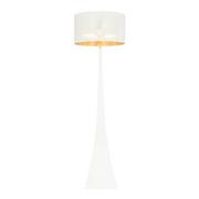 Lampy stojące - ESTRELLA LP1 WH/GOLD 1155/LP1 lampa podłogowa oryginalny design duży abażur - miniaturka - grafika 1