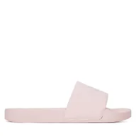 Klapki i japonki damskie - Klapki Tommy Jeans Flag Pool Slide Patent EN0EN02901 Różowy - miniaturka - grafika 1