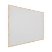 Tablice i flipcharty - Tablica korkowa jasny szary kolor korka (rama drewniana) 60x40 cm - miniaturka - grafika 1